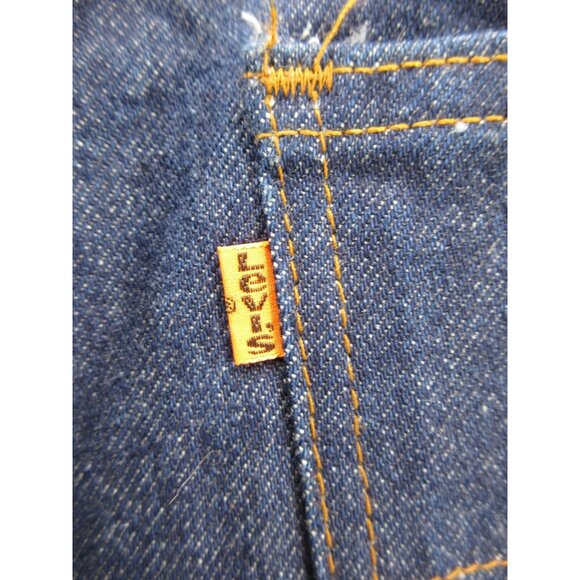 VINTAGE Levis Jeans 28X33 501 Straight Orange Tab 70s 80s Slight Flare - Picture 7 of 10